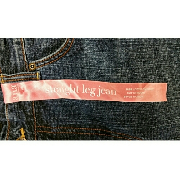 A.N.A. 16 Straight Leg Narrow Denim Jean (B) - Picture 9 of 9